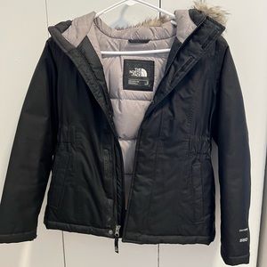 GIRLS NORTH FACE WINTER COAT SIZE MEDIUM (10/12)